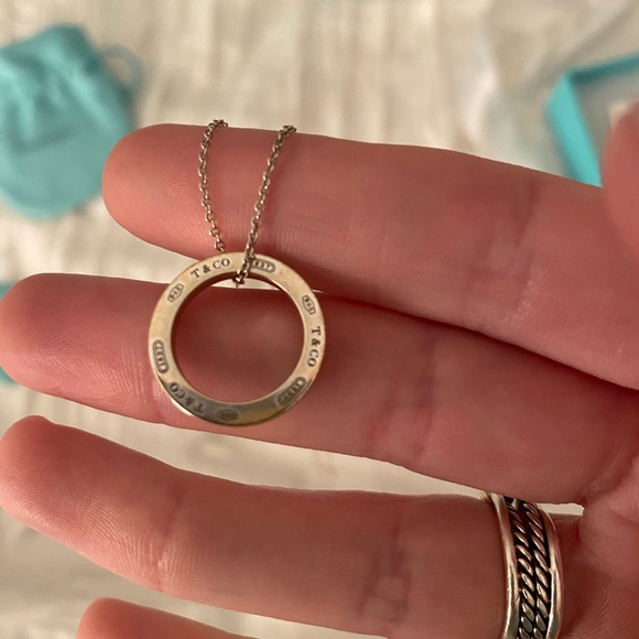 tiffany circle necklace